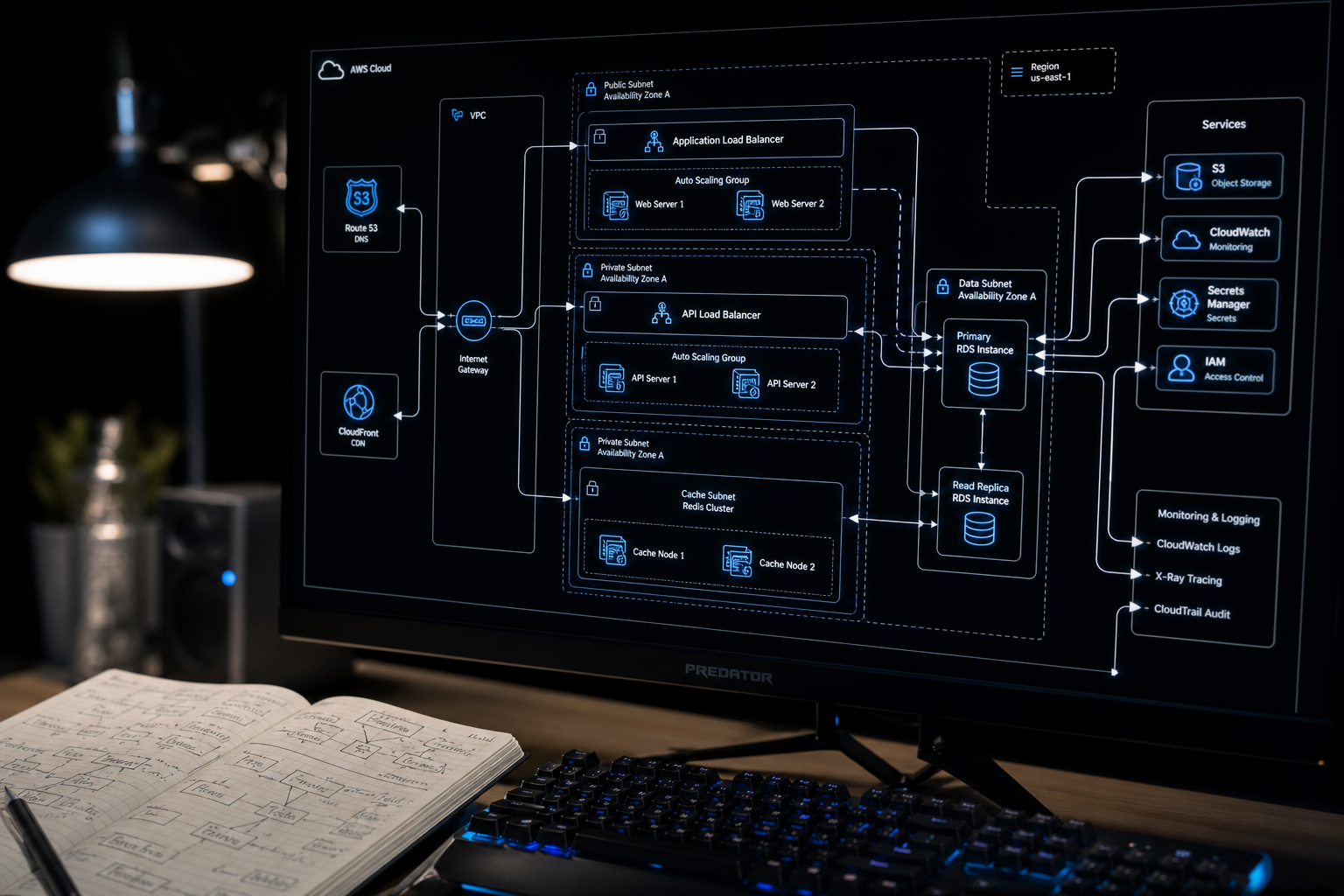 Computer systems architecture design — OPSENSE technical documentation and system blueprint